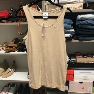 Lacoste ribbed tank